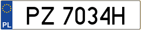 Truck License Plate